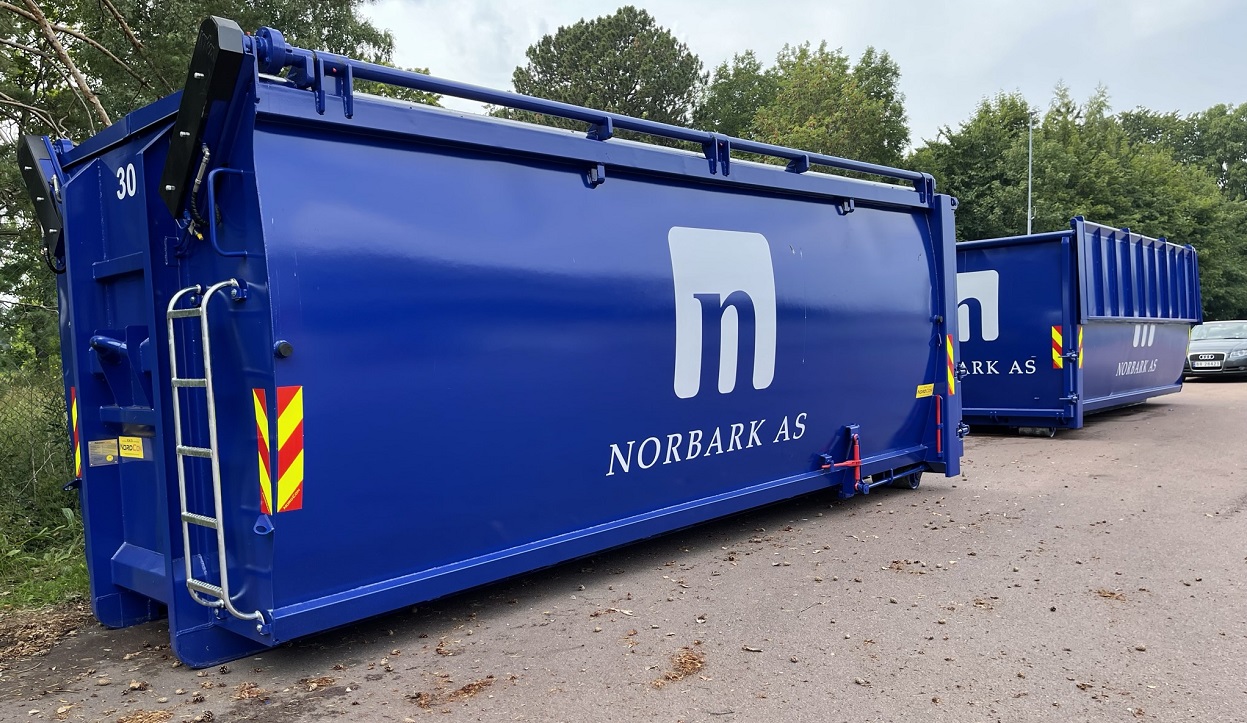 Bildet viser en container