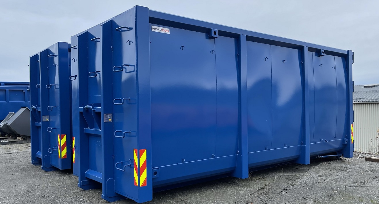 Bildet viser en container