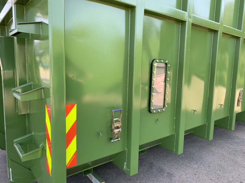 Nærbilde av Lindum sedementeringscontainer