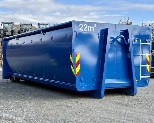 Krokcontainer EKO1 22m3 Blå från Nordcon